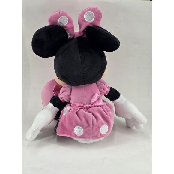 Disney Store Minnie Mouse Medium 18'' Plush Pink New - Picture 3 of 7